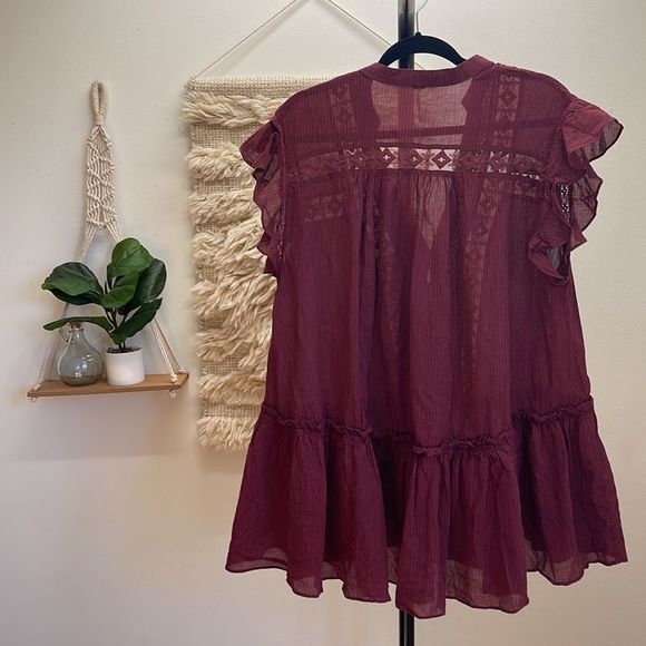 Free People NEW Baby Blues Tunic In Lovebird Combo - Picture 6 of 11